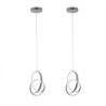 Bedroom Living Room LED Irregular Ring Pendant Light