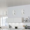 Bedroom Living Room LED Irregular Ring Pendant Light