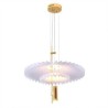 Acrylic Decorative Lighting Modern LED Pleated Pendant Light