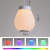 Remote Control Bluetooth Music Speaker Light Bedroom Bar RGB LED Pendant Light