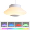 RGB LED Pendant Light Remote APP Control Bluetooth Music Speaker Light Bedroom Bar