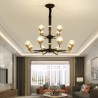 Elegant Crystal Chandelier Living Room Bedroom Modern Crystal LED Pendant Light