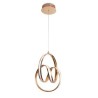 Unique Circular Twist Light Fixture Living Room Kitchen Island Modern Minimalist LED Pendant Lamp