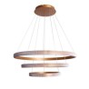 Acrylic 3 Rings Modern LED Pendant Light 80+60+40cm