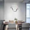 Unique Twist Light Fixture Living Room Kitchen Island Modern Minimalist LED Pendant Lamp