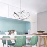 Unique Twist Light Fixture Living Room Kitchen Island Modern Minimalist LED Pendant Lamp