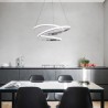 Unique Twist Light Fixture Living Room Kitchen Island Modern Minimalist LED Pendant Lamp