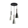 Three Light Creative Aluminum Art Light Fixture Cafe Bar Modern Simple Pendant Light