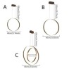 Acrylic Ring Shape Pendant Light Study Bedroom Nordic LED Pendant Light