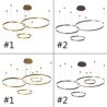 Acrylic Ring Shape Pendant Light Restaurant Living Room Postmodern LED Pendant Light