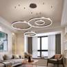 Acrylic Ring Shape Pendant Light Restaurant Living Room Postmodern LED Pendant Light