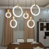 Acrylic Ring Lamp Modern Simple LED Pendant Light