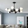 Polygon Chandelier Lamp Warmth Lighting Living Room Bedroom Light Contemporary LED Pendant Light