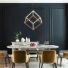 Geometric Gold Hanging Light Postmodern LED Pendant Light