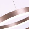 80+60+40cm LED Pendant Light Drawing Craft 3 Rings Lamp