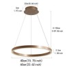 40cm/60cm LED Pendant Light Drawing Craft Round Lamp