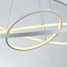 LED Acrylic 3 Rings Pendant Lamp 80+60+40cm (I'll Be Your Backbone)