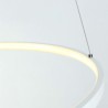 60cm Modern LED Pendant Light Acrylic Ring Lamp