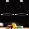 40cm Modern LED Pendant Light Acrylic Ring Lamp