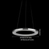 LED Pendant Light Acrylic Ring Lamp (Angel's Halo) 20cm/30/40cm