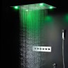 Multi Function Concealed Shower Faucet System with Chrome LED Thermostatic Shower Set