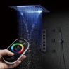 20 Inch LED Rain Shower Head Faucet Body Spray Combo Set Luxury Shower System