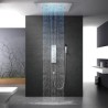 LED Ceiling Rainfall Shower Head For Bathroom With Handheld Spray Combo Shower Body Jets