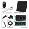 20-Inch LED Ceiling Mount Shower System with Bluetooth Music Control and Infrared Remote