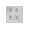 8-Inch Chromed Brass Square LED Rain Shower Head