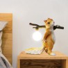 Resin Squirrel Table Lamp Animal Desk Lamp For Children's Room LED Table Light