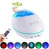 Lucky Stone Colorful Ocean Bluetooth Music Speaker Projection Light LED Night Light