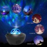 RGB LED Night Light Starry Sky Projection Lamp with Remote Control and Timing Function