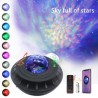 RGB LED Night Light Starry Sky Projection Lamp with Remote Control and Timing Function