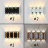 Modern Aluminum Surface Mounted Led Garden Porch Light Waterproof Led Wall Lamp