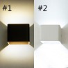 LED Surface Mounted Cube Porch Light Aluminum Balcony Wall Lamp