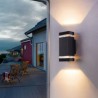 LED Aluminum Wall Light Waterproof Porch Courtyard Lamp