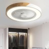 Bedroom Decor Ventilator Lamp Smart Ceiling Fan With Light Remote Control