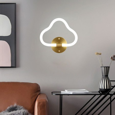 Cloud Shaped Led Wall Light Art Decorative Living Room Light