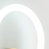 Round Ring Wall Sconces For Bedroom Tricolor Dimming Modern LED Wall Light Fixtures