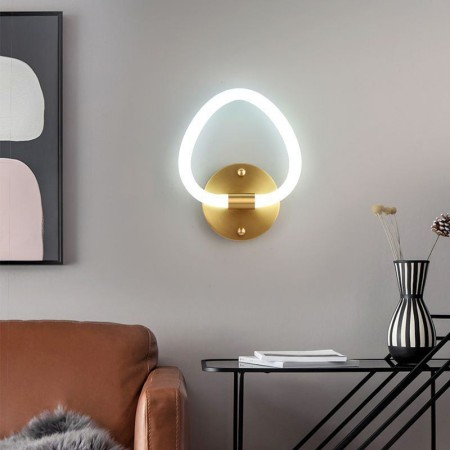 Sconce Modern LED Heart Shaped Indoor Wall Light