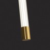 Modern Acrylic Strip Wall Light with LED Brass Sconce