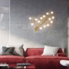 Wrought Iron Branch Sconce Light Living Room Bedroom Modern LED Wall Lamp