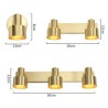 Brass Sconce Light Bedroom Living Room Nordic LED Mirror Front Light