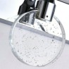 Nordic LED Wall Light Round Pie Lamp Hallway Living Room Light Crystal Bubble Wall Sconce