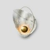 Shell Shape Sconce Bedside Hallway Lighting Modern LED Wall Light Marble Texture Wall Lamp