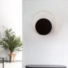 Black Circular Wall Sconce Creative Lamp Bedside Hallway Lighting Modern Style Wall Light