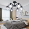 Iron Decorative Lighting Bedroom Living Room Modern Bird Cage Pendant Lamp