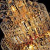 European Luxury Long Pendant Hotel Lobby Villa Elegant Crystal Empire Chandelier