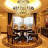 Simple Crystal Pendant Light Bedroom Living Room Modern Gold Empire Chandelier