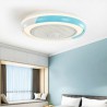 LED Acrylic Round Ceiling Lamp Modern Ceiling Fan Light With Remote Control